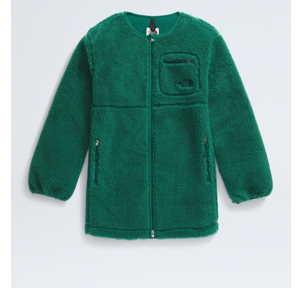 NWT North Face Kelly Green Philadelphia Eagles W Extreme Pile sherpa teddy Coat